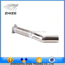 Bus part engine stainless steel flexible exhaust pipe for Yutong
